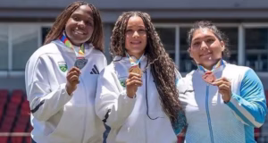Atletas de Colombo brilham em abril e conquistam destaque no atletismo nacional e internacional atletismo, Maria Gabriela Maier, Kimberly Assiz, Thaliane Cruz, Colombo, Jogos Sul-Americanos, Mundial Sub-20